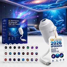 Hd Smart Dynamic 5d Holographic Night Light Projector Play Hd Star Projector
