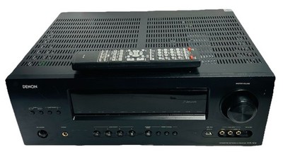 Denon Receiver AVR-1912 7.1 Ch. 90W HD AV HDMI ARC Tested With Remote Bundle