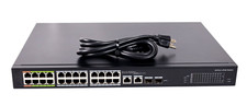 ICRealtime PWR-EPOE-24 Layer 2 Managed Network 24 Port PoE Switch For NVR w67