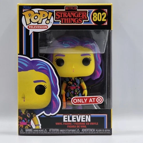 Funko Pop! Television Stranger Things Eleven #802 Target Exclusive Blacklight