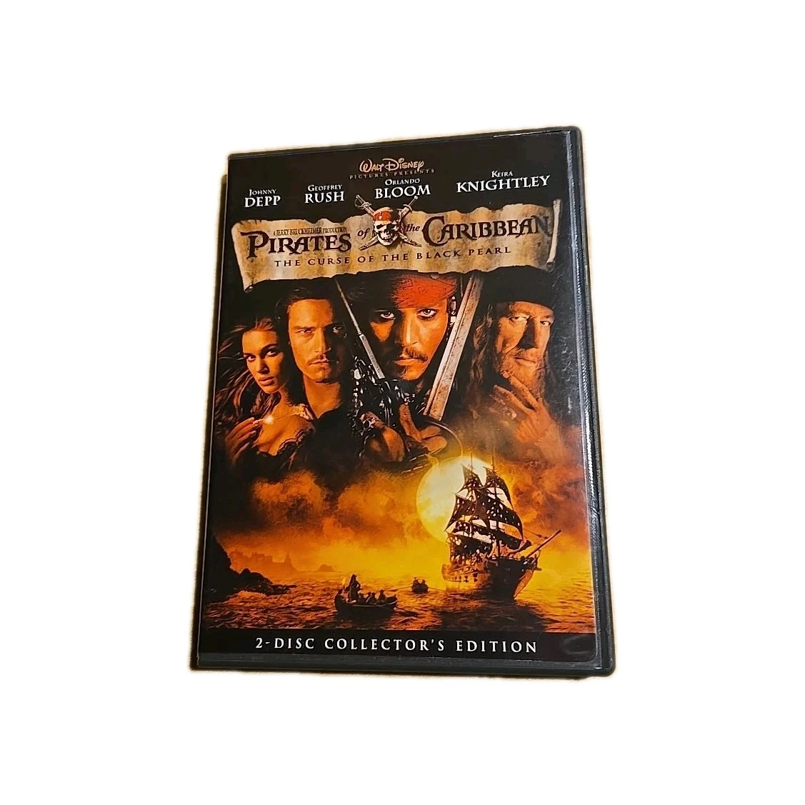 Pirates of the Caribbean: The Curse of the Black Pearl DVDs for