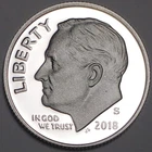 2018-S Silver Proof Dime - 90% Silver - (PR) KM#195b - D18SS