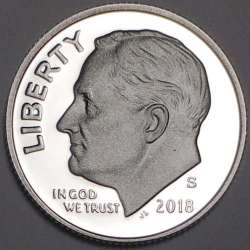 2018-S Silver Proof Dime - 90% Silver - (PR) KM#195b - D18SS