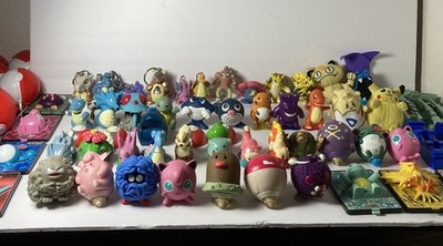 Vintage Lot Pokémon Keychains Spinners Squirters 1999 Burger King