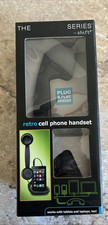 The Black Series Retro Cell Phone Handset for Smartphones Tablets Laptops Black