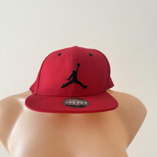 Official Air Jordan Jumpman Red Adult Wool Snapback Cap Hat Size 56cm Head - Picture 5 of 24