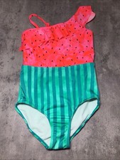 Watermelon Girls Ruffle Swimsuit Bathing Suit 8 Cat Jack