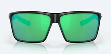 Costa Del Mar Rincon Matte Black / Green Mirror Polarized Glass 580P