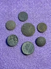 Civil War Dug CSA Confederate Flower Button Lot - Richmond, Va