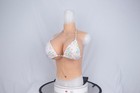 Silicone Breast Forms D Cup Silicone Filled Breast Plate Realistic Fake Boobs — photo 4