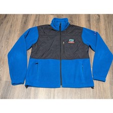 Columbia Florida Gators Logo Fleece Jacket Full Zip Womens Medium Blue