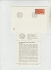 Sweden 1975 FDC  Postgirot 50 Years issue with Leaflet   good condition