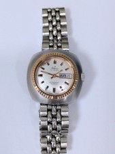 Polaris orologio meccanico Swiss Made day date 30 mm acciaio vintage Lady