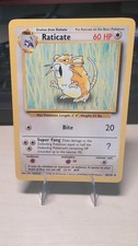 Raticate 40/102 Uncommon Base Set Unlimited Pokemon Lightly Played
