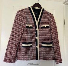 Maje Viroma Tweed Jacket Rouge