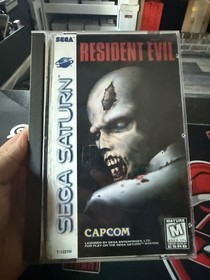 Resident Evil (Sega Saturn, 1997)  missing registration card