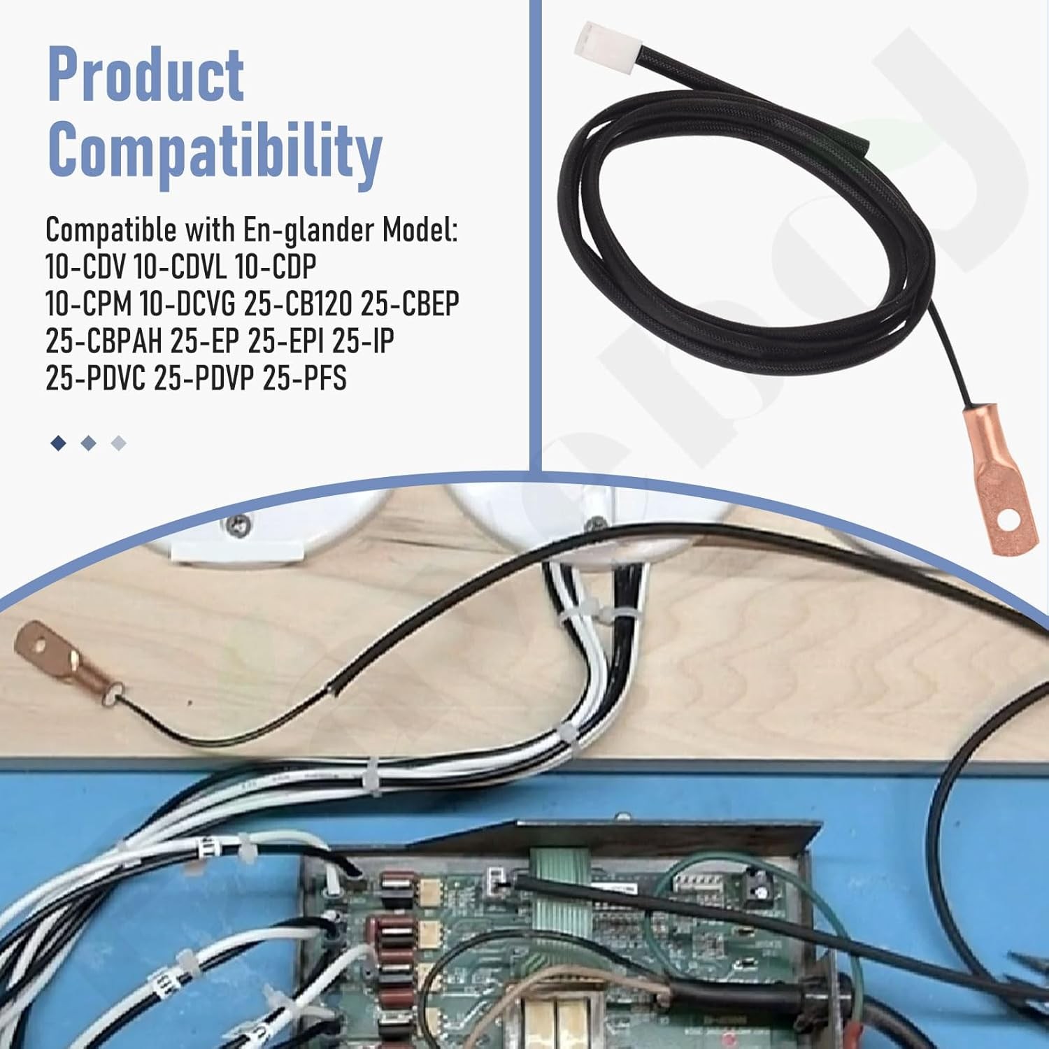 REPLACEMENT CONTROL BOARD HEAT SENSOR FOR EN-GLANDER STOVE 10-CDV 10-CDP  W