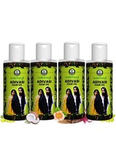 Herbal Hair Oil for Hair Growth, Dandruff Control 100ml Pack of 4 