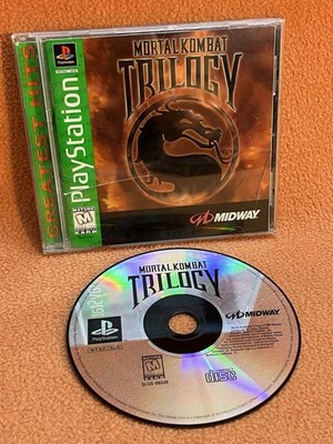Mortal Kombat Trilogy Sony PlayStation 1 PS1 Greatest Hits Complete REG Card!