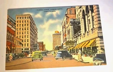 Linen Florida Avenue, Hotel Tampa, Tampa Florida Postcard