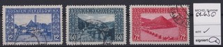 =Bosnia y Herzegovina Mi.Nr.61 63 sellado probado Goller BPP 45 M€=