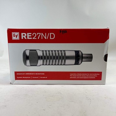 New Electro-Voice re27n/d 40Hz - 20kHz Broadcast Announcer Microphone F01U410843