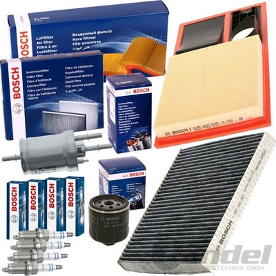 BOSCH FILTERSET INSPEKTIONSPAKET passend für VW POLO 9N 6R/1.4+16V  80+85+86 PS