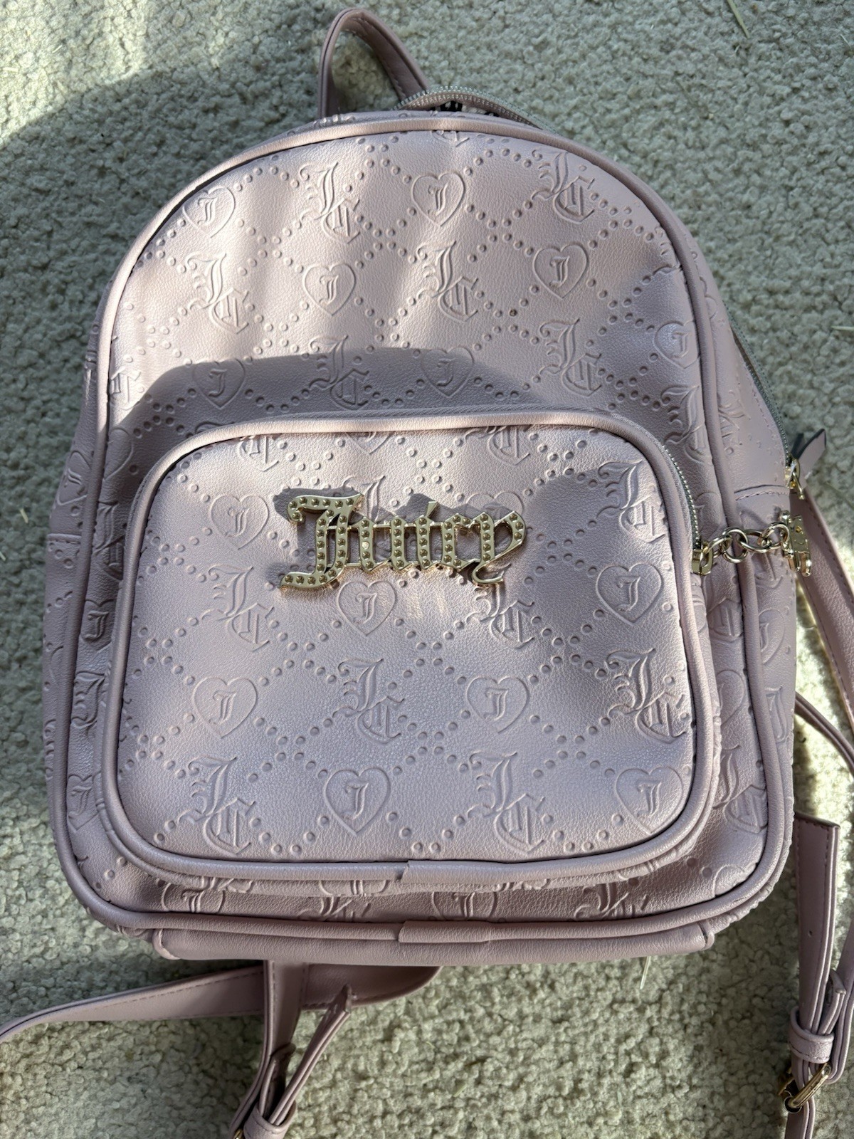 Pink And Gold Juicy Couture Backpack