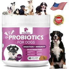 Dog probiotic chewable tablets help regulate the intestines improve digestion