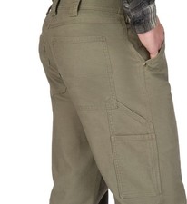 Coleman Canvas Stretch Utility Work Pants 36 X 34 Tear Resistant Timberwolf