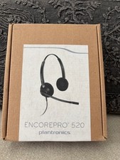 Plantronics EncorePro HW520 Black Headband Headsets NEW