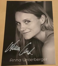 Anna Unterberger Original signierte Autogramm...