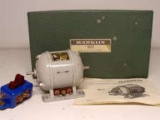 Märklin 1072 alter Wechselstrom Motor Elektromotor 16 V funktionsfähig in OVP