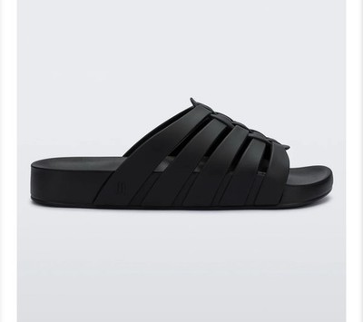 Melissa Possession Slide Sandals. Black Women s 9. New Without Tags