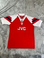 Adidas Jvc Soccer Jersey 1992-1994 Arsenal Home Ian Wright #8 Mens 42-44 Red