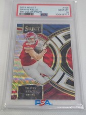 2023 PSA 10 '/225 Travis Kelce 2023 Select Tri-Color Prizm #150 KC Chiefs 