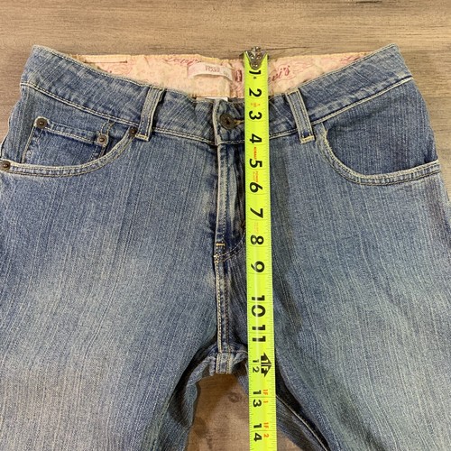 Levi’s 517 Jeans Stretch Flare Mid Rise Medium Wash Youth Girl’s 16 1/2 Plus - Picture 11 of 12