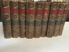Nine Volumes of Rare Thomas de Quincey Set - Riverside Edition, 1880