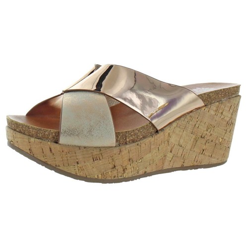 Yellow Box Womens Ilysia Pink Wedge Sandals Platfo