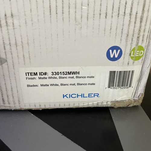 Kichler 330152 Sola 54" 3 Blade LED Indoor / Outdoor Ceiling Fan - White - Picture 6 of 15