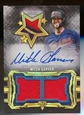 2020 Mitch Garver Topps Triple Threads Triple Patch Auto #2/35