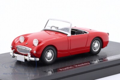 EBBRO 1/43 RESIN 1958-1961 AUSTIN HEALEY ''FROGEYE'' SPRITE MK1 RED/BLACK INTERIOR