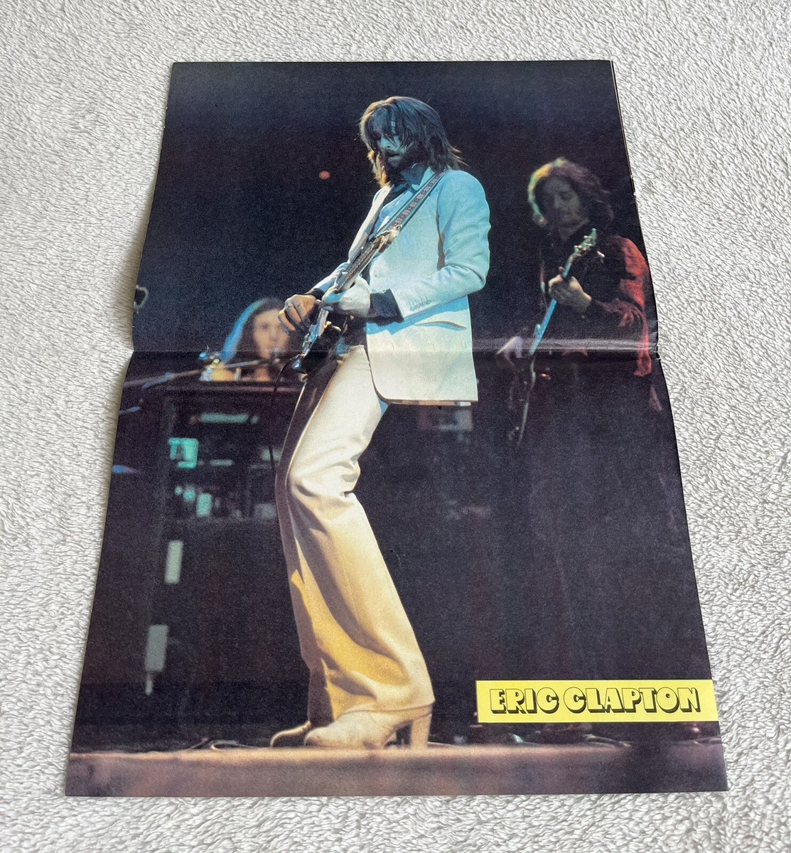 Eric Clapton 1973 Swedish Poster Music Magazine ZONK 1970s Rare