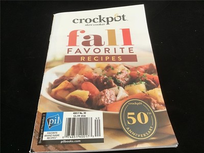 Best Recipes Magazine Crockpot Slow Cooker Fall Favorite Recipes 5x7 Booklet