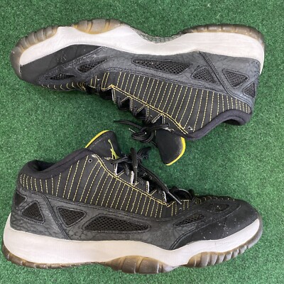 Nike Air Jordan 11 Retro Low Black Zest White 2007 Size 10.5 