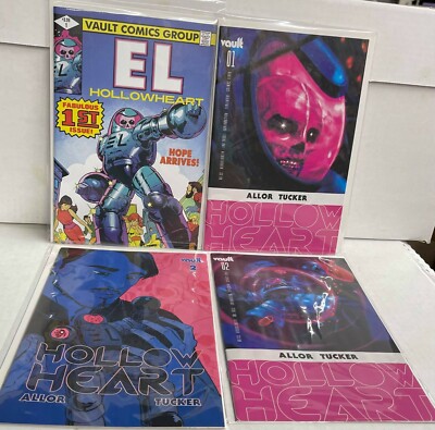 Hollow Heart Vault Comics Presents Lot 4 Issues VF to NM Nice Lot