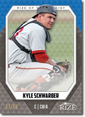 KYLE SCHWARBER Phillies 2014 Leaf Prodigy BLACK Individually #'d xx/50 RC