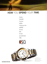 ESQ SWISS WATCH MAGAZINE promo ad #24 VERY RARE "NOT A WATCH"