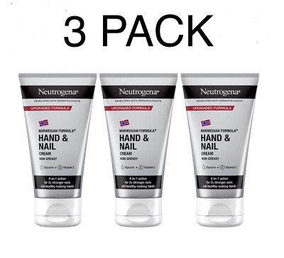 3x NEUTROGENA NORWEGIAN FORMULA hand & nail cream 75ml/2.5 fl.oz