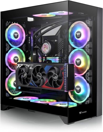 Thermaltake CTE E600 MX Black Mid Tower E-ATX PC Case with Centralized Thermal